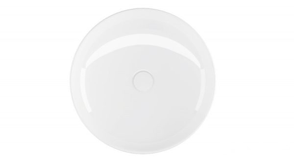 Sanovit LUCENTE - PULTRA ültethető - Top Counter - porcelán mosdó - O - Ø 43 cm - 3043-KL - Image 5