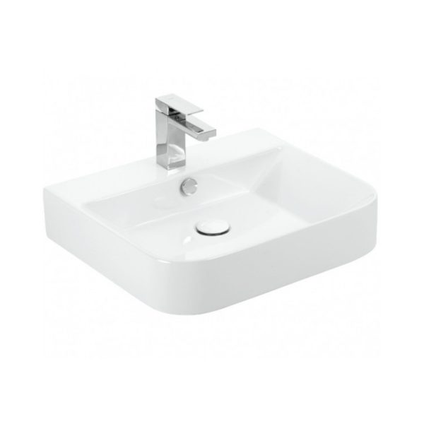 Sanovit ALLEERA - PULTRA ültethető - Top Counter - porcelán mosdó - 55 x 48 cm - 3054-KL