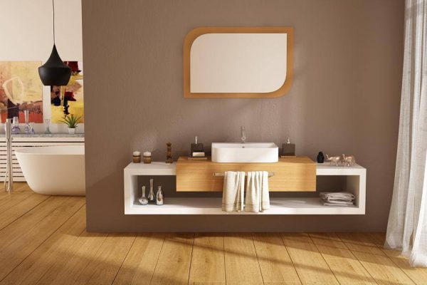 Sanovit ALLEERA - PULTRA ültethető - Top Counter - porcelán mosdó - 55 x 48 cm - 3054-KL - Image 9