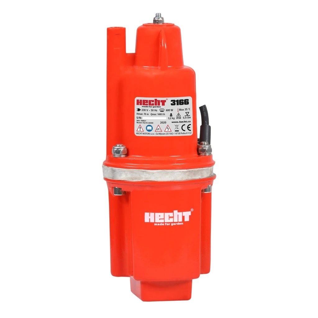 Hecht 3166 membrános merülő kerti szivattyú 600 W