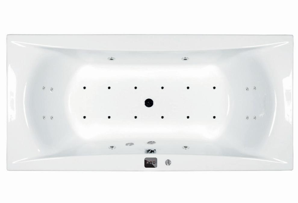 M-acryl Wellness Premium 24 fúvókás elektronikus hidromasszázs