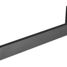 Viva NERO - fürdőszobai kiegészítő - törülközőtartó fali - matt FEKETE - 46 cm