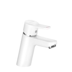 Kludi Pure & Easy mosdó csaptelep 70 leeresztő szeleppel 373829165 - fehér színben