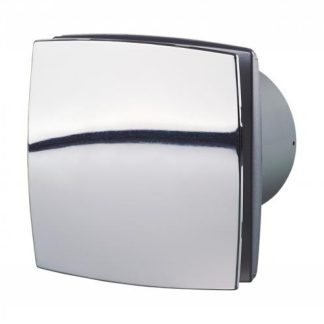 Vents LD AUTO 150 axiális ventilátor - króm előlappal zsaluval