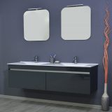 TMP MEDIA fürdőszobai tükör LED világítással - 60 x 65 cm - Image 2