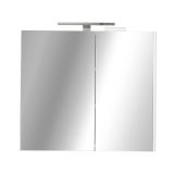TMP SHARP Tükrös fürdőszobai szekrény LED világítással - 75 cm