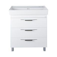 TMP TRIO lábon álló fürdőszobabútor CeraStyle SHARP - 37300 mosdóval - 80 x 48 cm - 40086437300