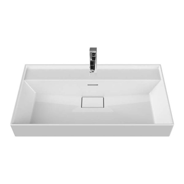 TMP TRIO 80 álló fürdőszobabútor - CeraStyle SHARP - 37300 mosdóval - 80 x 48 cm - Image 6