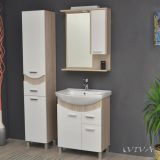 TMP ZX 75 - SONOMA - álló fürdőszobabútor - Sanovit ZENON - 6075 porcelán mosdóval - 75 x 50 cm - Image 3