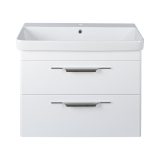 TMP LUX 60 fehér fali fürdőszobabútor - Sanovit LUXURY - 11060 porcelán mosdóval - 60,5 x 46 cm - 400871