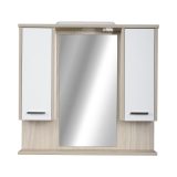 TMP ZX - SONOMA - Tükrös fürdőszobai szekrény LED világítással - 85 x 80 cm
