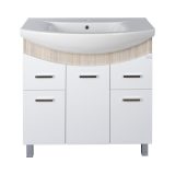 TMP ZX 95 - SONOMA - lábon álló fürdőszobabútor Sanovit ZENON - 6095 porcelán mosdóval - 97 x 51 cm - 400884