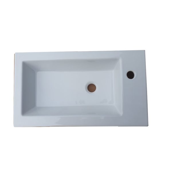 Sanovit ISIK - porcelán mosdókagyló - jobb csaplyukas - 60 x 34 cm - Image 2