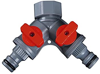 Spido 2 utú elosztó locsoló adapter elzáróval - 295921