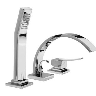 M-acryl Trend kádperemre szerelhető 3 pontos csaptelep