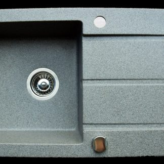 Marmorin Isao gránit mosogató 1 medence + csepptálca - szürke színben 470 113 003