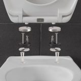 Viva BRILLA SLIM L WC ülőke - duroplast - lecsapódásgátlós - levehető klikk rendszer - 42 x 36,5 cm - Image 9