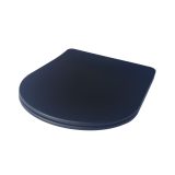 Viva FEKETE BRILLA SLIM L WC ülőke - duroplast - lecsapódásgátlós - levehető klikk - 42 x 36,5 cm - Image 5