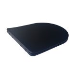Viva FEKETE BRILLA SLIM XL WC ülőke - duroplast - lecsapódásgátlós - levehető klikk - 46 x 36,5 cm - 51CXL085 - Image 7