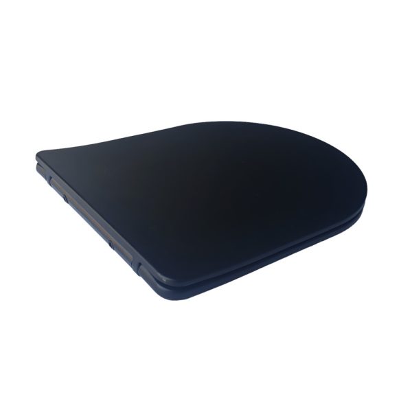 Viva FEKETE BRILLA SLIM XL WC ülőke - duroplast - lecsapódásgátlós - levehető klikk - 46 x 36,5 cm - 51CXL085 - Image 7