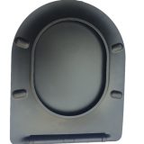 Viva FEKETE BRILLA SLIM XL WC ülőke - duroplast - lecsapódásgátlós - levehető klikk - 46 x 36,5 cm - 51CXL085 - Image 8