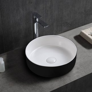 Niwell Ana B&W pultra építhető mosdó 36 x 36 x 12 cm - NWSZ-ANA3636BW