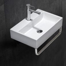 Niwell Aroa falra szerelhető mosdó 51 x 36 x 12 cm - NWSZ-AROA5136