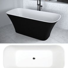 Besco Assos B&W szabadonálló térkád 160x70 cm - WMD-160-ABW - Image 2