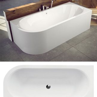 Besco Avita egyenes akril fürdőkád 180x80 - jobbos - WAV-180-NP