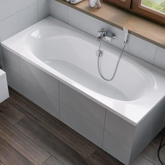 Niwell Oceana Lux 180 x 80 egyenes akril fürdőkád - WANW.LUC.180.080.WH