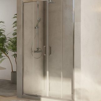 Niwell Sandra 140 x 195 zuhanyajtó átlátszó üveggel - NWZA-SAN140