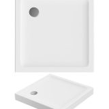 N-Smart Sevi-C szögletes akril zuhanytálca 90 x 90 x 11 cm - BRNA.LUP.090.090.WHC