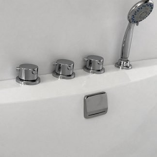 Niwell Veco 4 részes kádperemre szerelhető csaptelep - NVCS-SKVEC