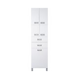 Viva STYLE fürdőszobai ÁLLÓSZEKRÉNY 192 magas szennyestartós -50 x 35 x 192 cm - 6-530A