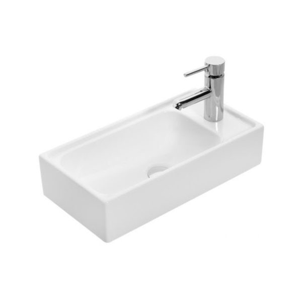 Sanovit MINI - PULTRA ültethető - Top Counter - porcelán mosdó - - 50 x 25,5 cm - 7045-KL