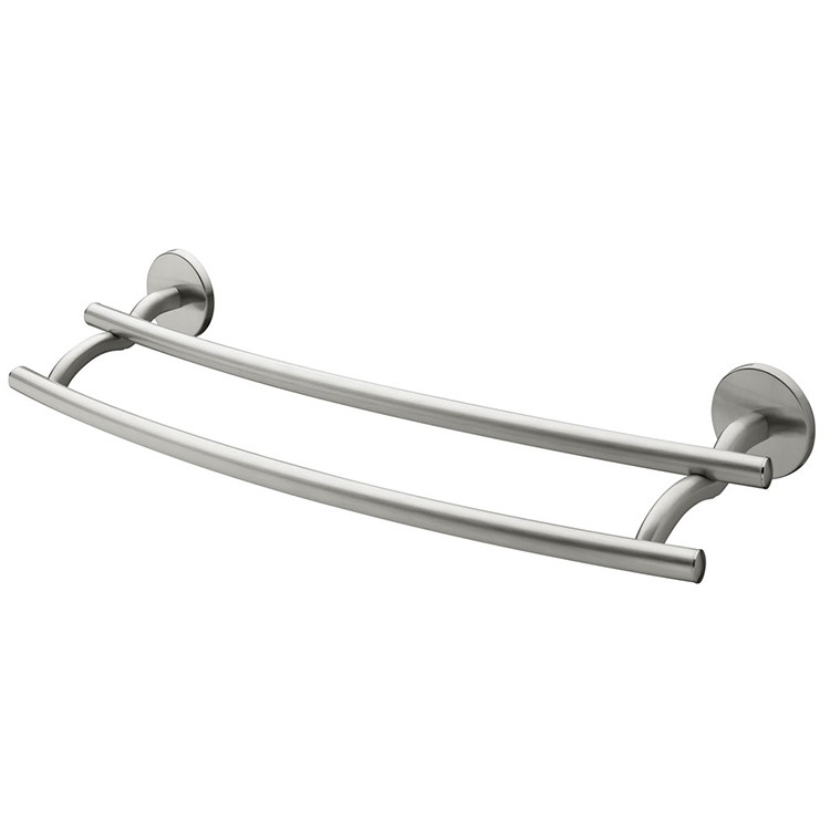 Bisk Virginia 72087 610 mm-es króm dupla törölközőtartó rúd