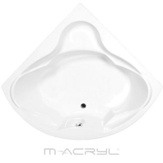 M-acryl Ancona akril szimmetrikus sarok fürdőkád tartóláb szettel 150 x 150 cm
