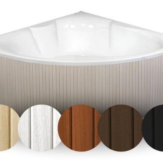 M-acryl Trópusi fa előlap sarok és aszimmetrikus kádakhoz (többféle színben)