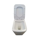 Eros QUADRO padlón álló WC - WC ülőkével komplett - perem nélküli öblítés - alsó / hátsó kifolyású - Image 2