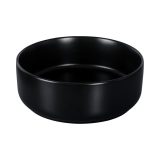 EROS SIMPLE 8 - PULTRA ültethető - Top Counter - porcelán mosdó - MATT FEKETE - 36 x 36 x 13 cm - Image 2