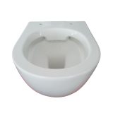 Eros SINTO fali WC - perem nélküli kivitel - WC ülőkével - mély öblítésű - FEHÉR - 49 cm - Image 3