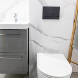 Eros SINTO fali WC - perem nélküli kivitel - WC ülőkével - mély öblítésű - FEHÉR - 49 cm - Image 7