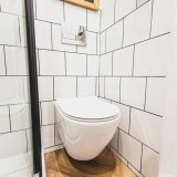 Eros SINTO fali WC - perem nélküli kivitel - WC ülőkével - mély öblítésű - FEHÉR - 49 cm - Image 8