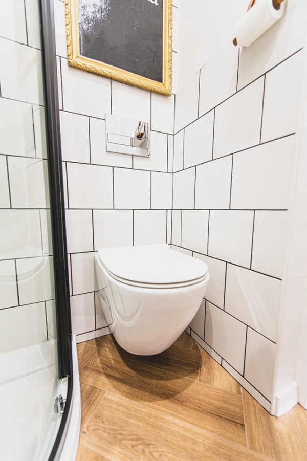 Eros SINTO fali WC - perem nélküli kivitel - WC ülőkével - mély öblítésű - FEHÉR - 49 cm - 82SB1043 - Image 8