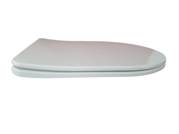Eros SINTO fali WC - perem nélküli kivitel - WC ülőkével - mély öblítésű - FEHÉR - 49 cm - 82SB1043 - Image 9