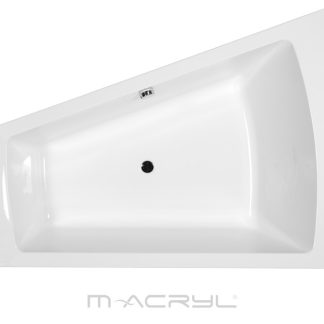 M-acryl Trinity akril aszimmetrikus fürdőkád tartóláb szettel