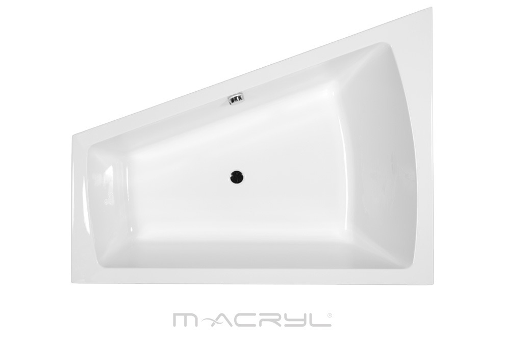 M-acryl Trinity akril aszimmetrikus fürdőkád tartóláb szettel