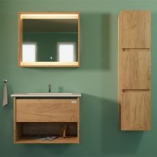 TMP NORD CRAFT tükrös szekrény LED világítással 60 x 65 cm