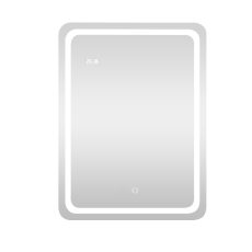 Viva AURA Led TOUCH fürdőszobai tükör - páramenetesítővel - órával - álló - 60 x 80 cm - 83440001