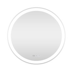 Viva AURA Led TOUCH fürdőszobai tükör - páramenetesítővel - órával - kerek -átmérő 60 cm - 83440005